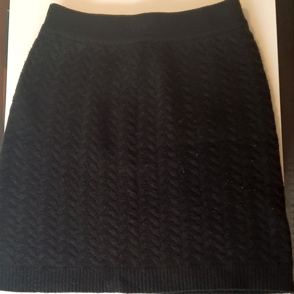Twik Exclusivité Black Knit Mini Skirt - Picture 1 of 5